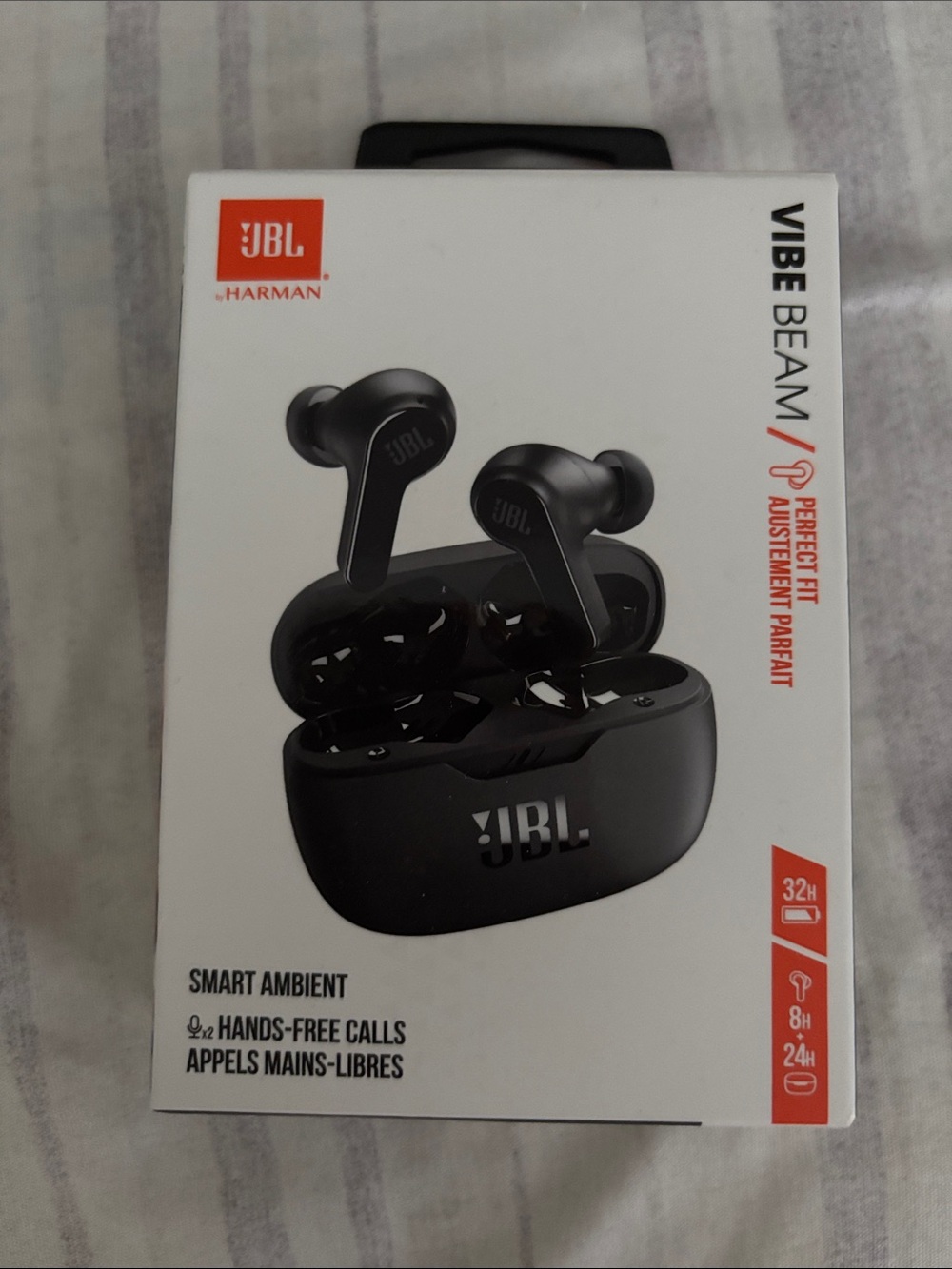 JBL Vibe Beam True Wireless Earbuds - Black